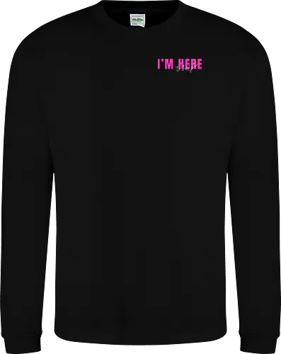 Here To Help - Pink mit weißer Schrift