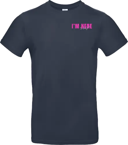 Here To Help - Pink mit weißer Schrift