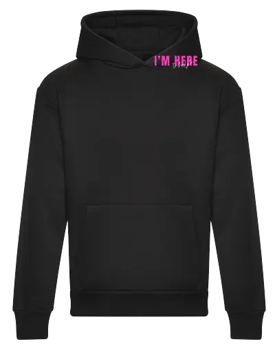 Here To Help - Pink mit weißer Schrift