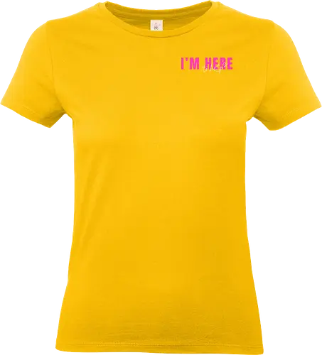 Here To Help - Pink mit weißer Schrift