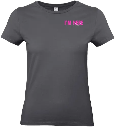 Here To Help - Pink mit weißer Schrift - Standard T-Shirt (Women)