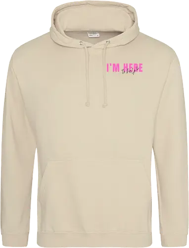 Here To Help - Pink mit schwarzer Schrift