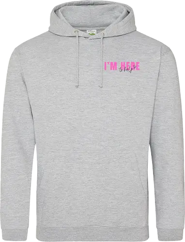 Here To Help - Pink mit schwarzer Schrift