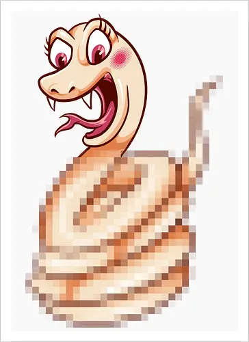snaked