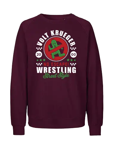 Volt Cactus Emblem - bouncer, final, sion, kou, volt, dog street, jrpg, fantasy, video game, gaming, gamer, angelo, Rinoa, dominique cross, fighting game, retro - Fairtrade Sweatshirt