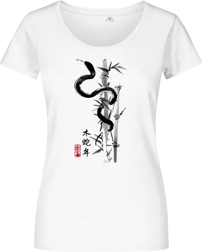 Year of the snake sumi e