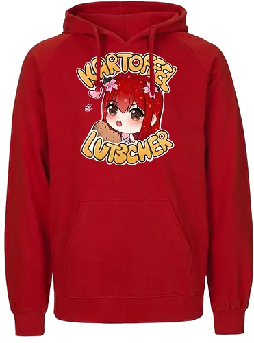 Nina non emote Kartoffel lutscher - Xlxwnz, safespace, dbd, gaming, streaming, twitch, Sasukara - Fairtrade Hoodie