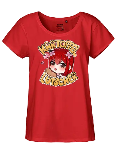 Nina non emote Kartoffel lutscher - Xlxwnz, safespace, dbd, gaming, streaming, twitch, Sasukara - Fairtrade Girl Shirt