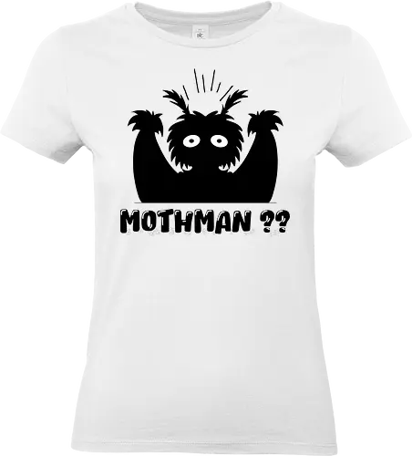 Mothman?? - Kult, skurril, Liebhaber, Mystik, Monster., Mothman, Kryptid, Legende, Mystery, Cartoon, süß, charmant, Schatten, Kreatur, Volksglaube, Kryptozoologie, ikonisch, Natur, Abenteuer, geheimnisvoll - Standard T-Shirt (Women)