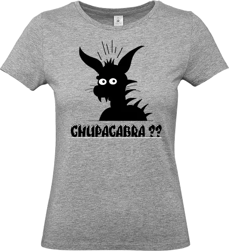 Chupacabra?? - Natur, schaurig, Liebhaber, Mystik, Design, Chupacabra, Monster, Kryptid, Mythos, Mystery, Ziegensauger, Legende, Volksglaube, Kreatur, minimalistisch, Kult, Kryptozoologie, Skurrilität, Abenteuer, geheimnisvoll - Standard T-Shirt (Women)