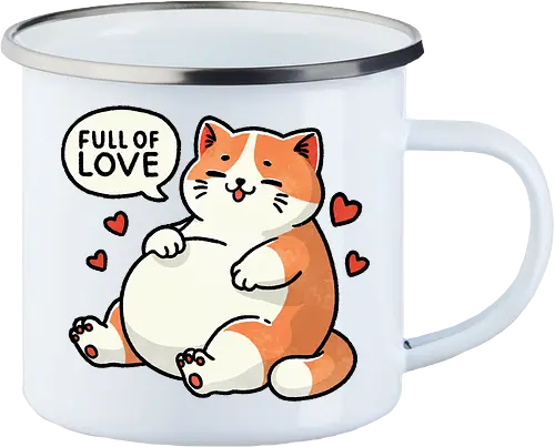Full of love cat