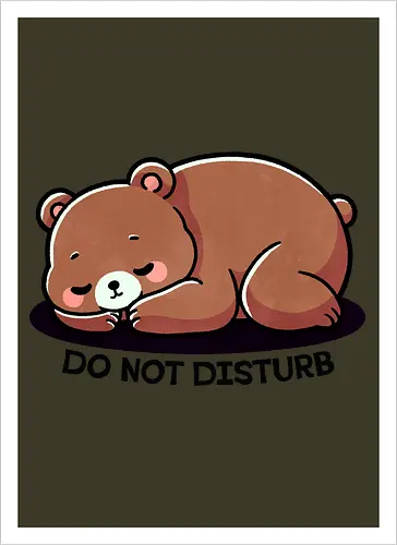 Do not disturb 