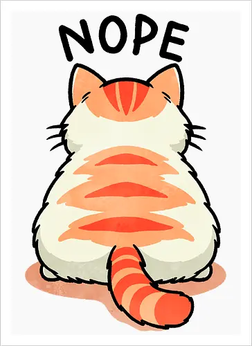 Nope cat
