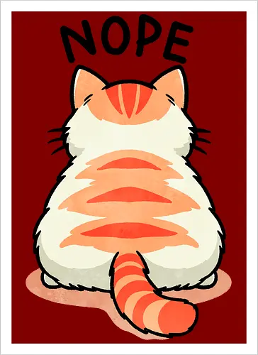 Nope cat