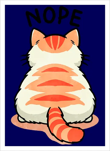 Nope cat