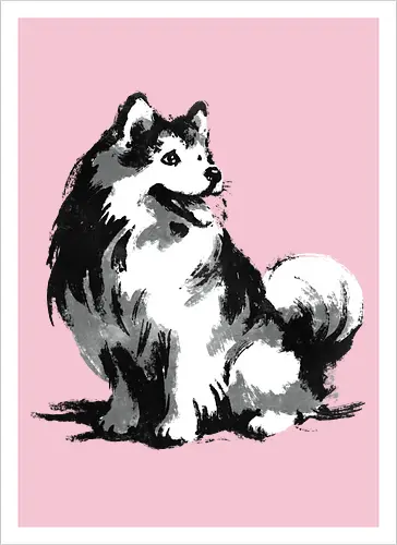 Sumi-e Pup