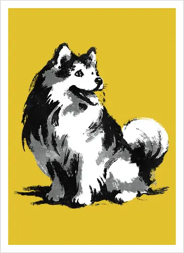 Sumi-e Pup