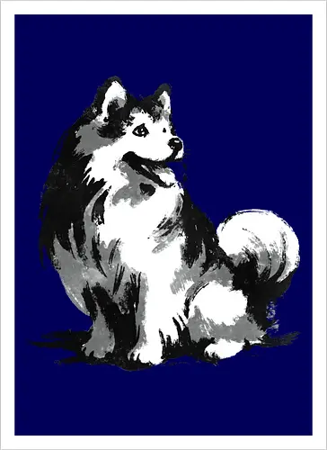Sumi-e Pup