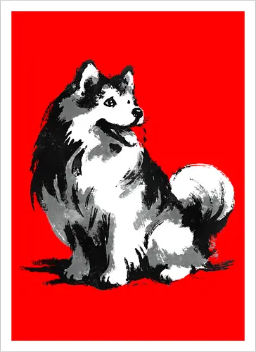 Sumi-e Pup