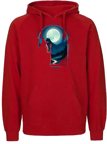 Journey beginning - Wizard, fantasy, magic, magician, fictional character, sorcerer, adventure, epic, mythical, cinematic - Fairtrade Hoodie