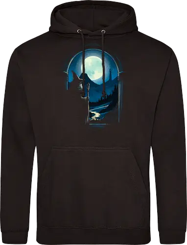 Journey beginning - Wizard, fantasy, magic, magician, fictional character, sorcerer, adventure, epic, mythical, cinematic - Standard Hoodie
