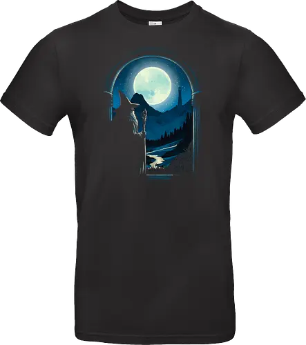 Journey beginning - Wizard, fantasy, magic, magician, fictional character, sorcerer, adventure, epic, mythical, cinematic - Standard T-Shirt