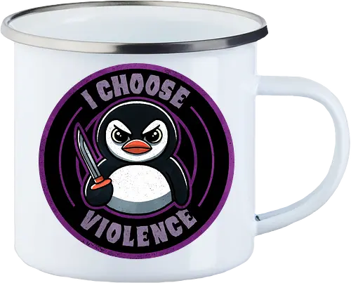 I choose violence penguin