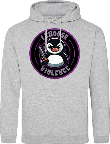 I choose violence penguin