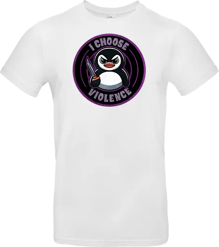 I choose violence penguin