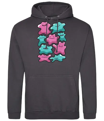 Transforming Love - Pocket, cute, love, romance, valatine, character, illustration, kawaii, collectible, digital art, fan art, gift, design, cartoon, anime, fantasy, gaming - Standard Hoodie