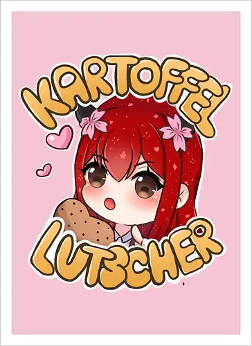 Kartoffel lutscher Druck (hinten)