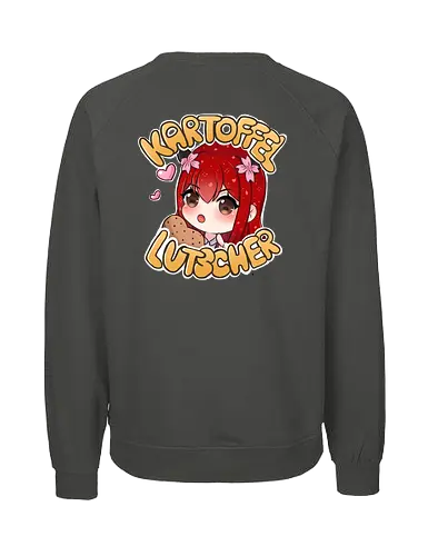Kartoffel lutscher Druck (hinten) - Xlxwnz, safespace, dbd, gaming, streaming, twitch, Sasukara - Fairtrade Sweatshirt