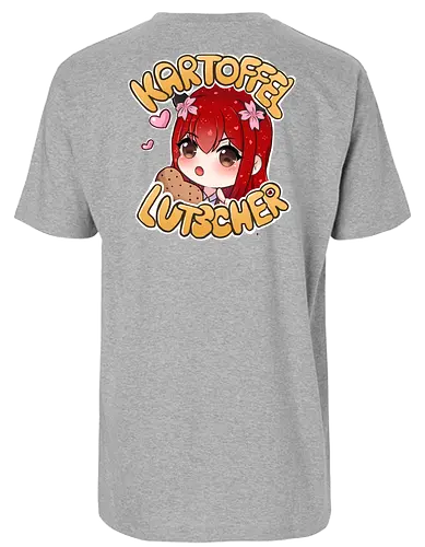 Kartoffel lutscher Druck (hinten) - Xlxwnz, safespace, dbd, gaming, streaming, twitch, Sasukara - Fairtrade T-Shirt