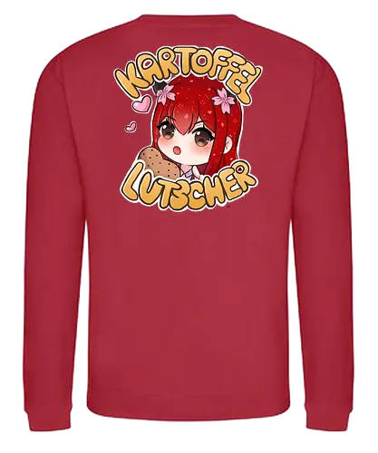 Kartoffel lutscher Druck (hinten) - Xlxwnz, safespace, dbd, gaming, streaming, twitch, Sasukara - Sweatshirt