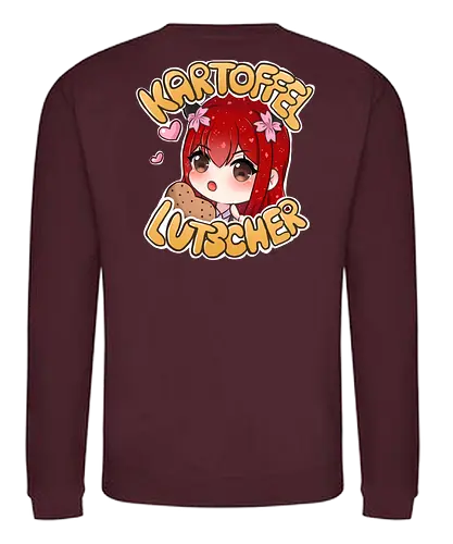 Kartoffel lutscher Druck (hinten) - Xlxwnz, safespace, dbd, gaming, streaming, twitch, Sasukara - Sweatshirt
