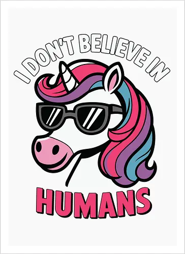 I don't believe in humans