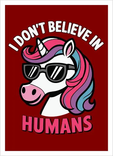 I don't believe in humans
