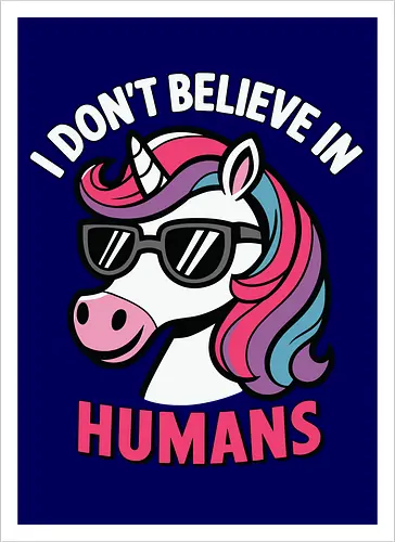 I don't believe in humans