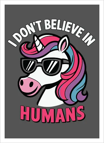 I don't believe in humans