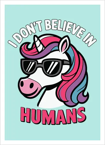 I don't believe in humans