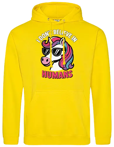 I don't believe in humans