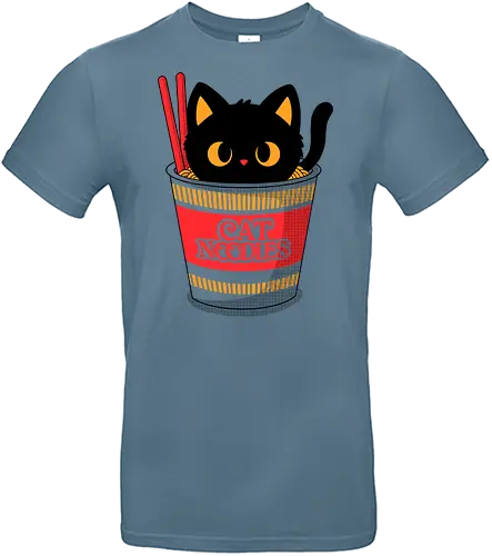 Cat Noodles - cats, cat, cute, kitty, kitten, animals, ramen, lamen, noodles, food - Standard T-Shirt