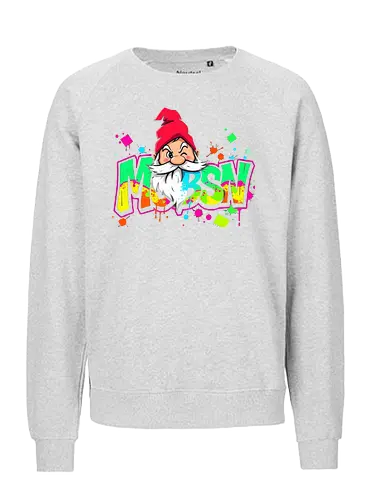 Mr.Tobsn mit Gnom - mr, tobsen, mrtobsn, tobsn - Fairtrade Sweatshirt