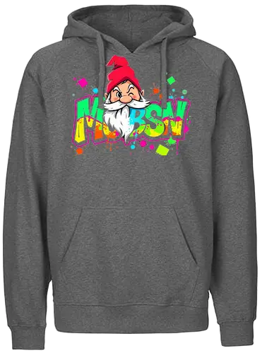 Mr.Tobsn mit Gnom - mr, tobsen, mrtobsn, tobsn - Fairtrade Hoodie