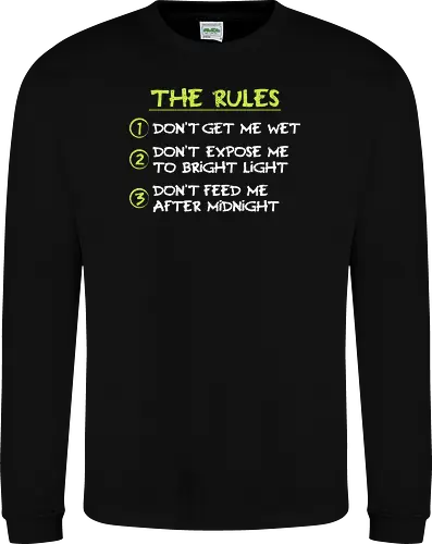My three Rules - 80s movies 