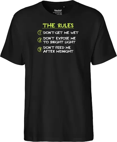 My three Rules - 80s movies 