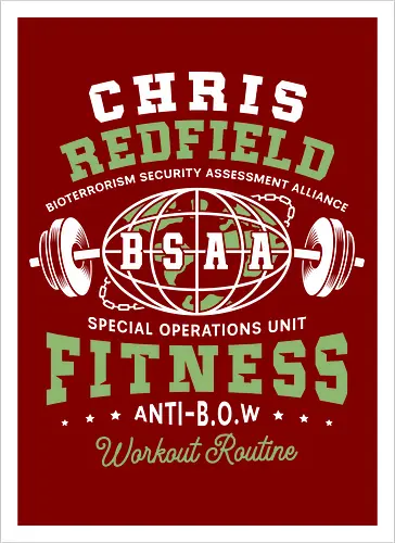 Bsaa Redfield Fitness Emblem