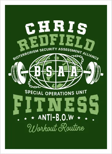 Bsaa Redfield Fitness Emblem