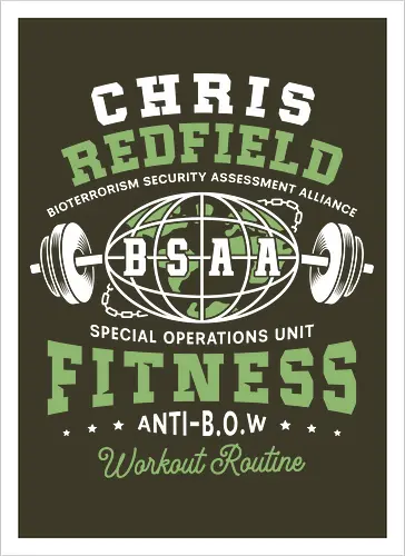 Bsaa Redfield Fitness Emblem