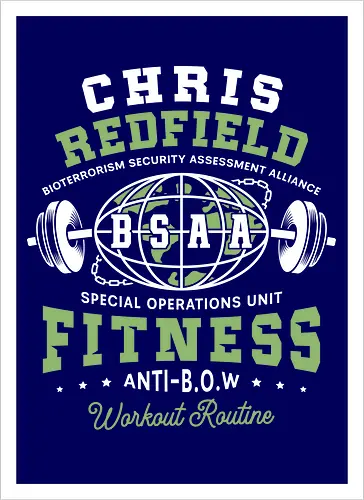 Bsaa Redfield Fitness Emblem
